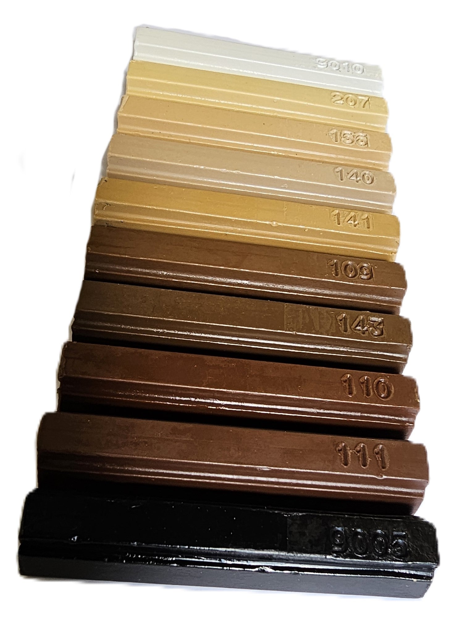 Konig Furniture Repair Wax Filler Sticks, Selection Set of 10 Sticks Hard or Soft Wax