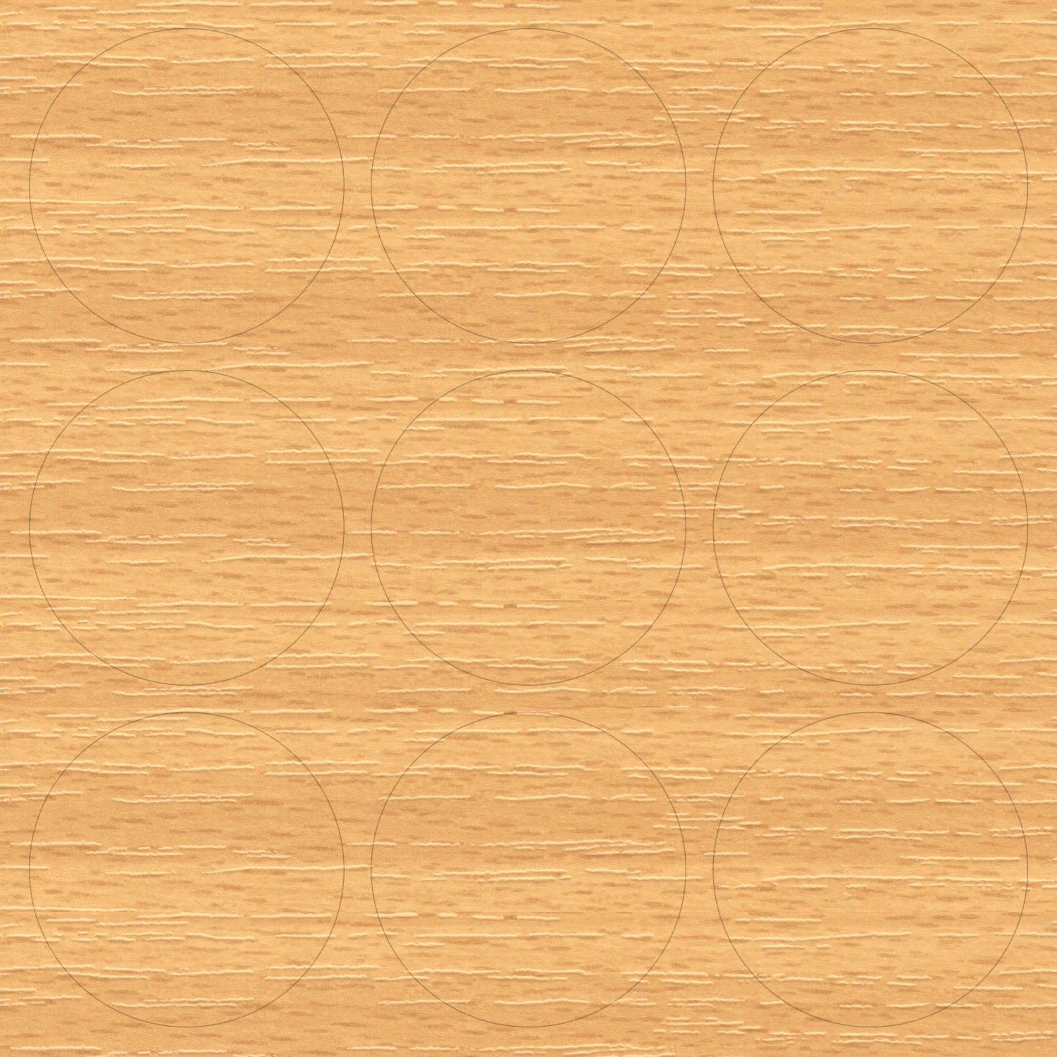 BEECH - Self Adhesive ABS Stick on Furniture Screw Hole Covers - 20mm