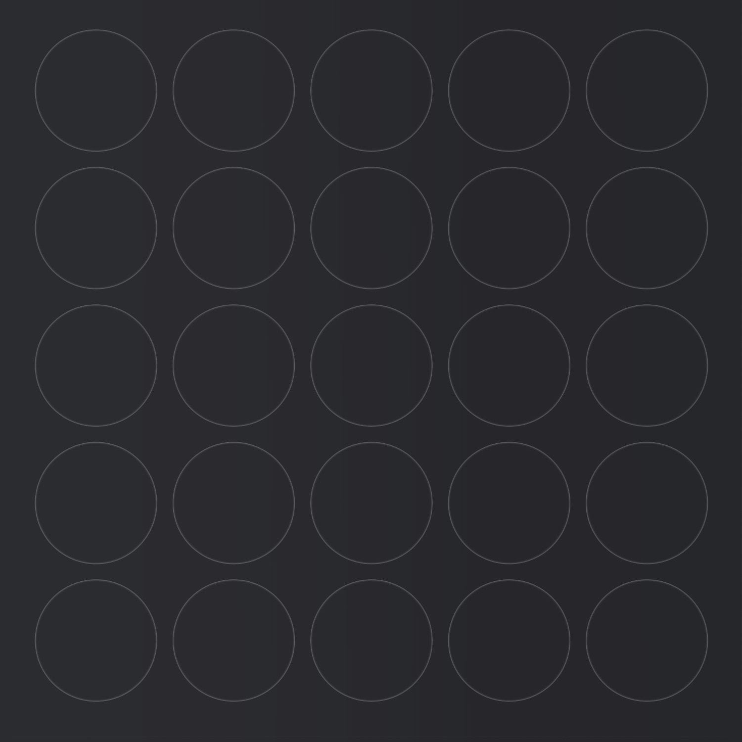 BLACK - Self Adhesive Screw Hole Cover Caps ABS, Match for Egger U999 - 13mm