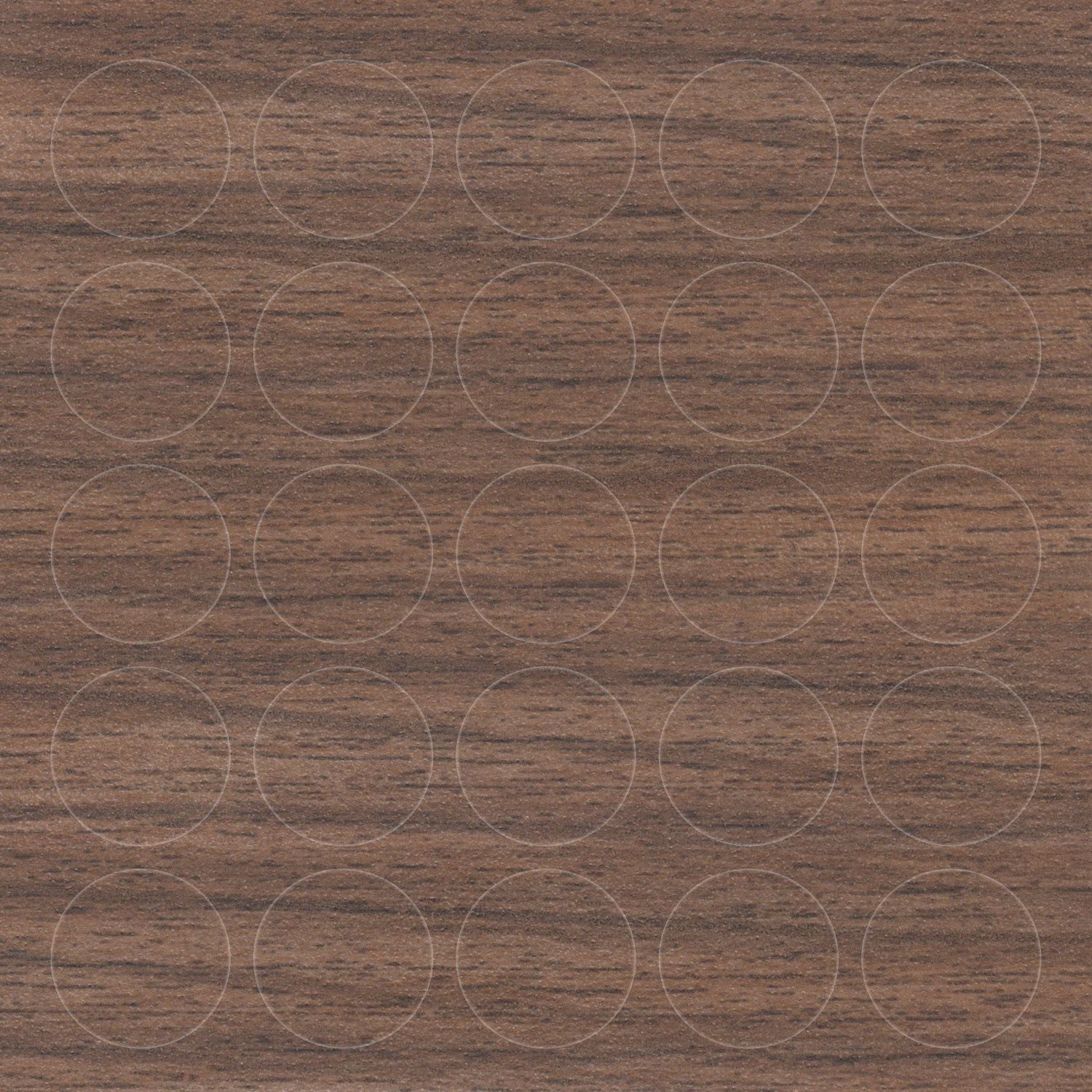 TOBACCO AIDA WALNUT Self Adhesive ABS Stick on Furniture Screw Hole Covers to Match Egger H3704 - 14mm