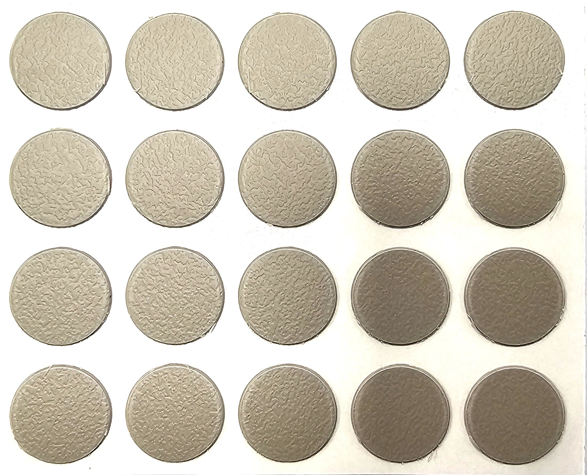 STONE GREY - Self Adhesive Stick on Furniture Screw Caps Screw Hole Covers - 13mm