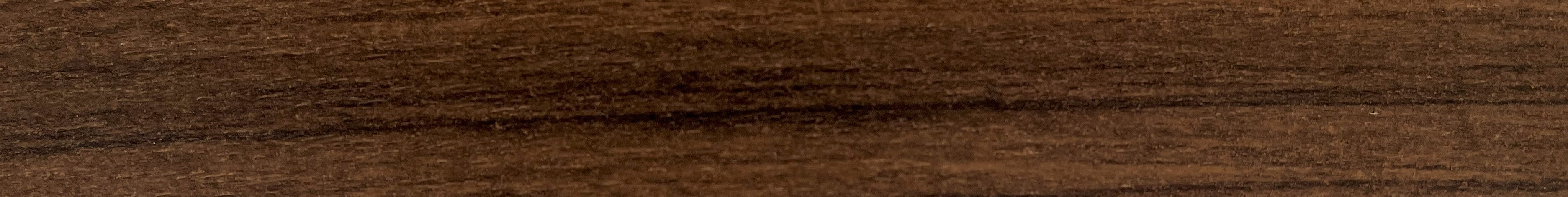 DIJON WALNUT / TOBACCO AIDA WALNUT Melamine Edging, our Match for H3704 / H3734, Pre-Glued Iron-On - 22mm Wide