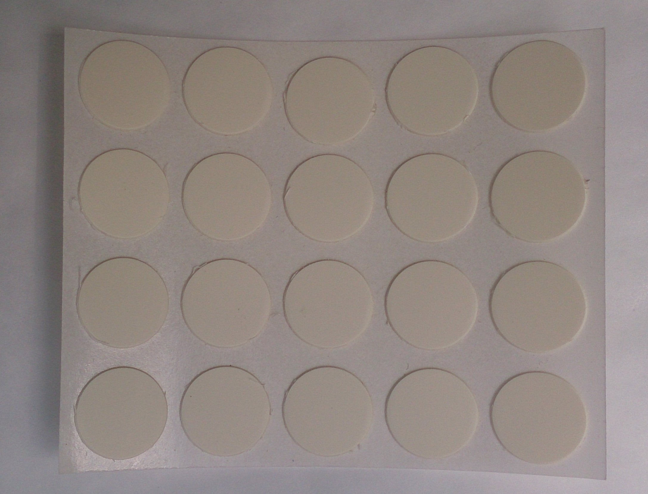 MUSSEL - Self Adhesive Stick on Furniture Screw Caps Screw Hole Covers - 13mm