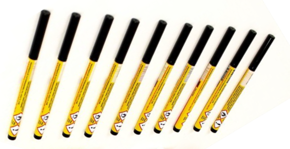 Konig Set of 10 Felt Dye Graining Pens - Pre-Mixed Set of colours 1 to 10