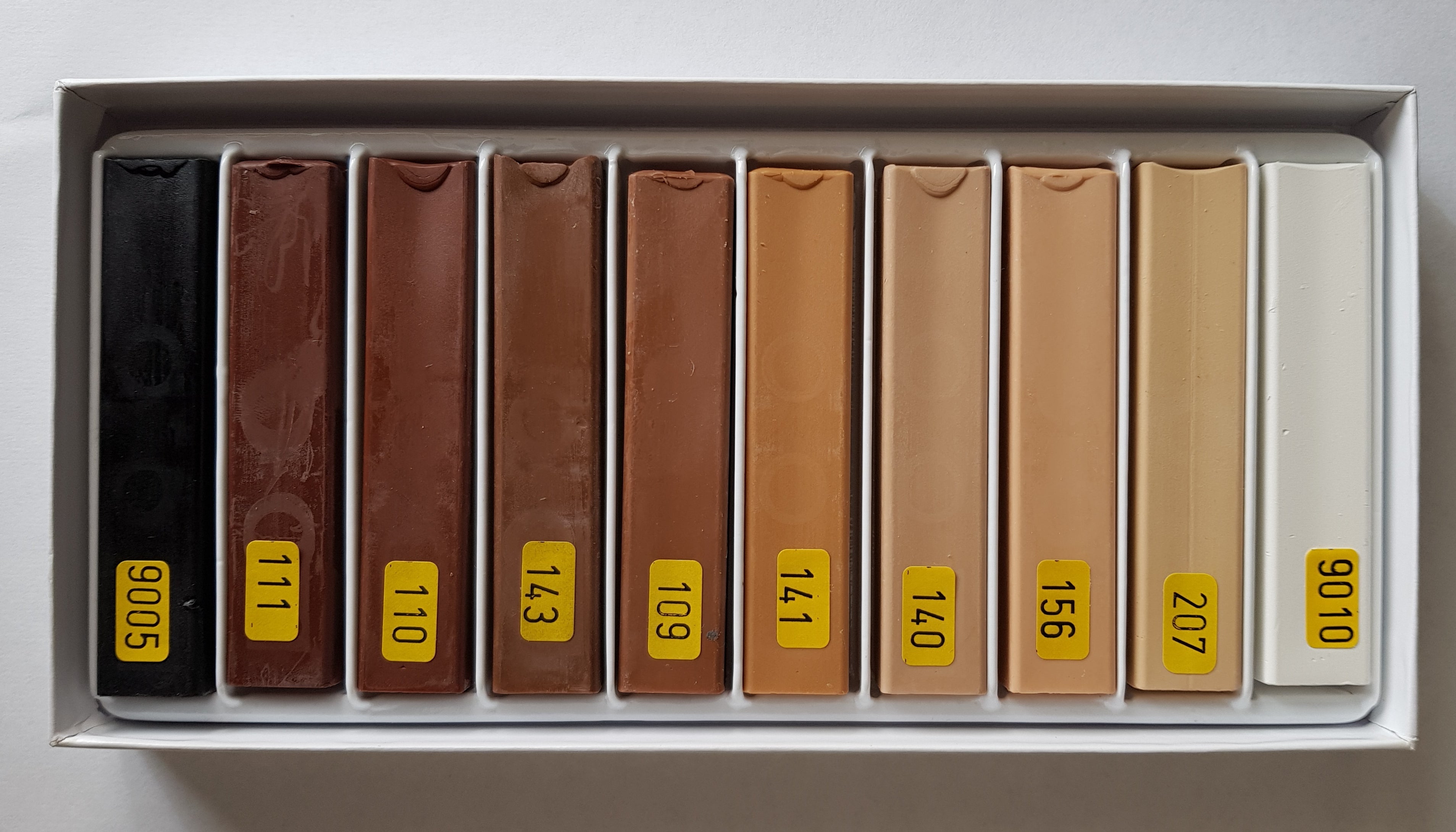 Konig Furniture Repair Wax Filler Sticks, Selection Set of 10 Sticks Hard or Soft Wax