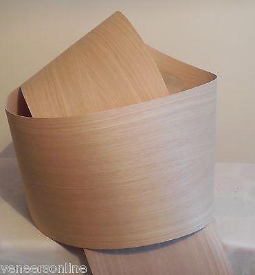 IRON-ON WHITE OAK WOOD VENEER FOR STRINGERS, PLINTHS, DOORS, SKIRTING, EDGING