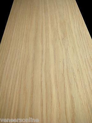 IRON-ON WHITE OAK WOOD VENEER SHEET 2500mm x 250mm 100" x 10"