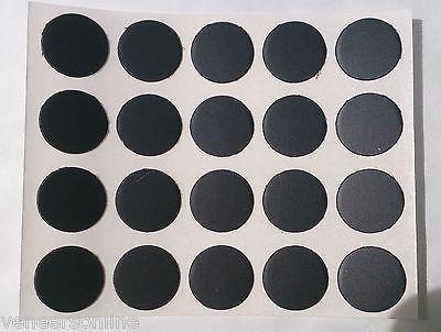 Self Adhesive Stick on 13mm Plastic Furniture Screw Hole Covers, Select Colour & Qty