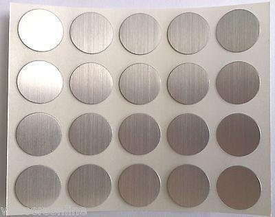 Self Adhesive Stick on 13mm Plastic Furniture Screw Hole Covers, Select Colour & Qty