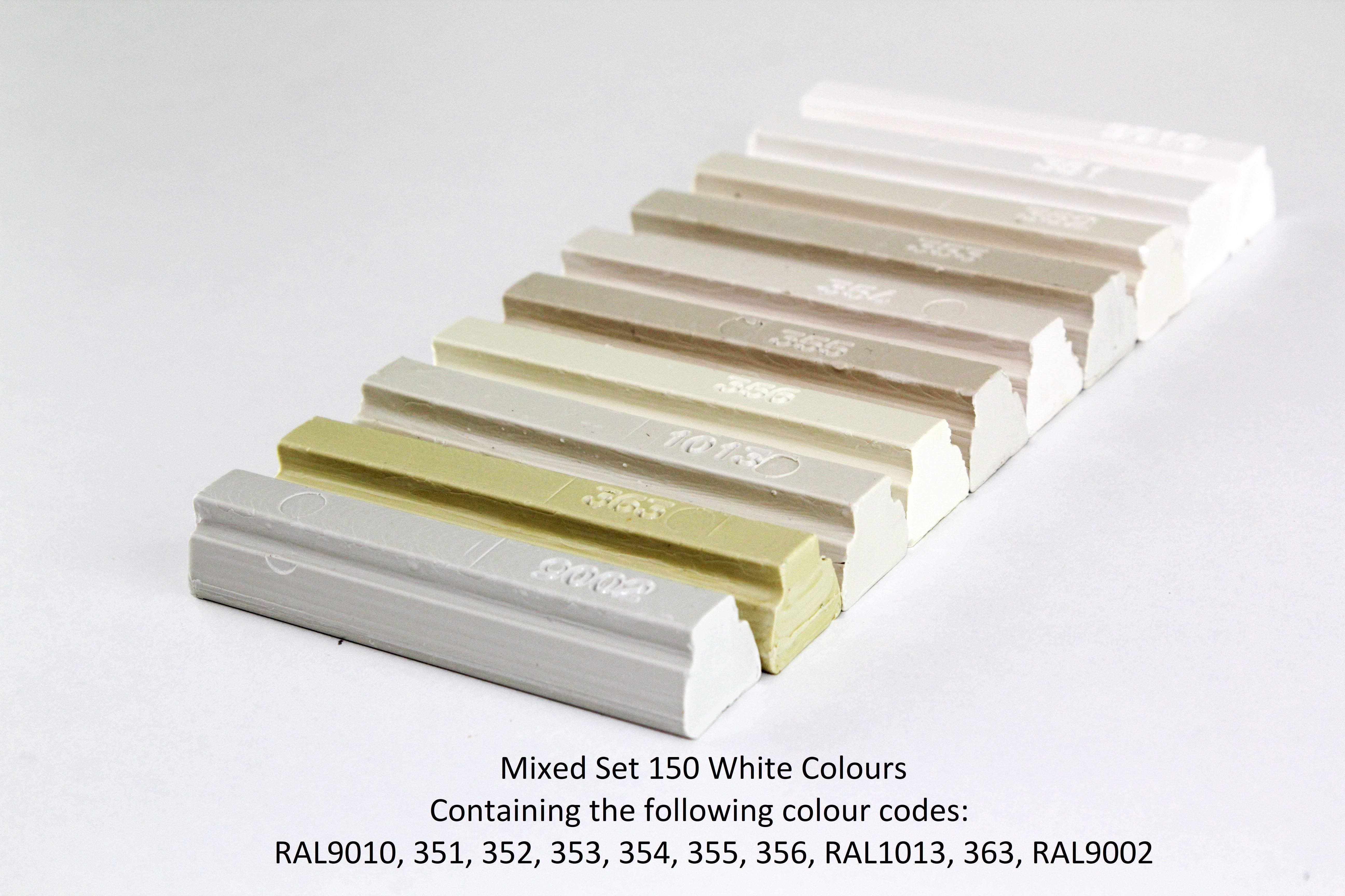 Konig Furniture Repair Wax Filler Sets 10 x 8cm Various Colours Hard or Soft Wax: 150, 171, 171 BW, 972, 973, 974 and 975