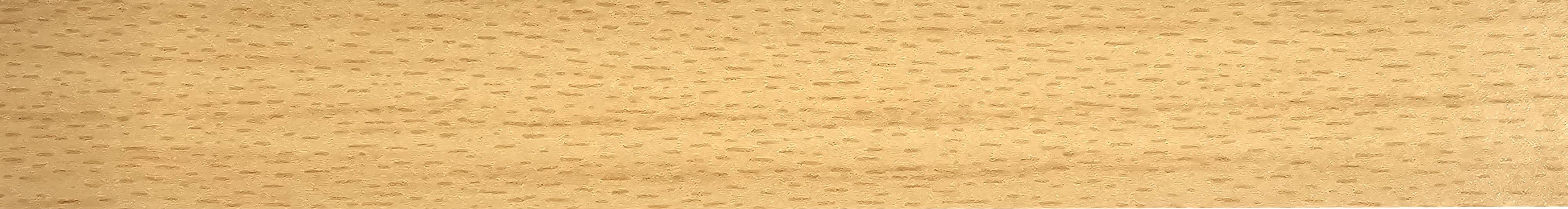 LIGHT BEECH Melamine Edging, Pre-Glued Iron-On - 22mm Wide