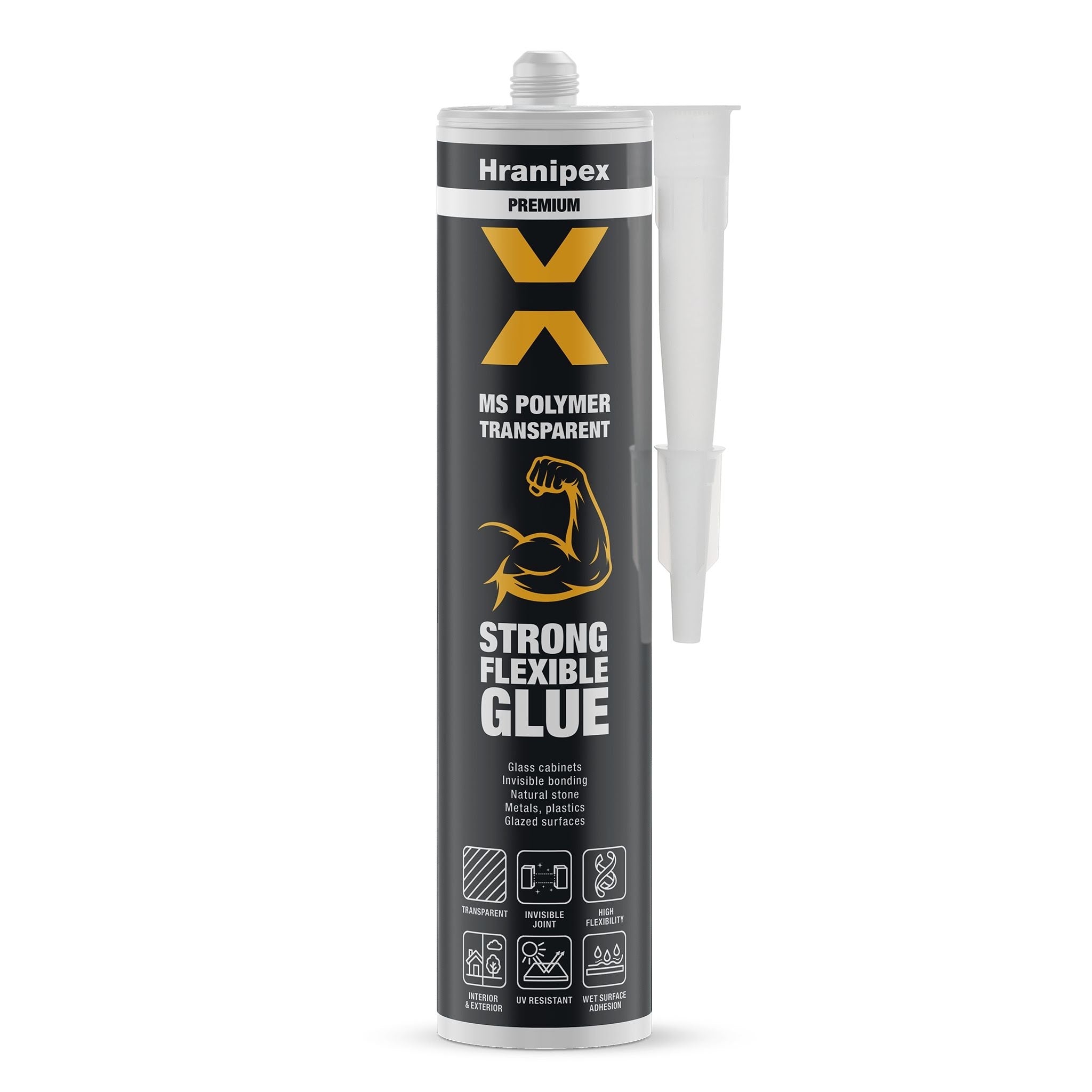 INSTANT TACK ADHESIVE - H-POLYMER MS - Hybrid Polymer - 290ml - TRANSPARENT