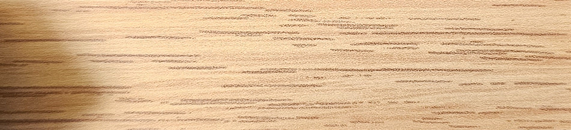 NATURAL/MID OAK Melamine Edging, Pre-Glued Iron-On - 22mm Wide