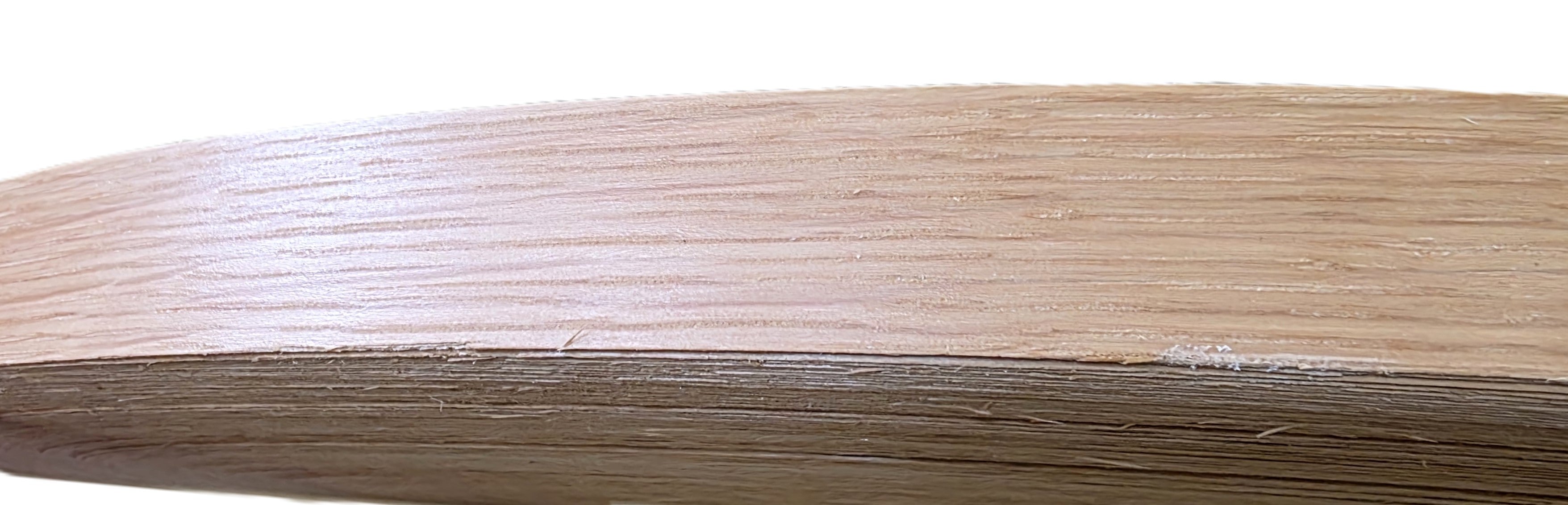 LACQUERED AMERICAN WHITE OAK Edging Pre-Finished, Pre-Glued Iron-On - 22mm Satin Finish x 50 Metres
