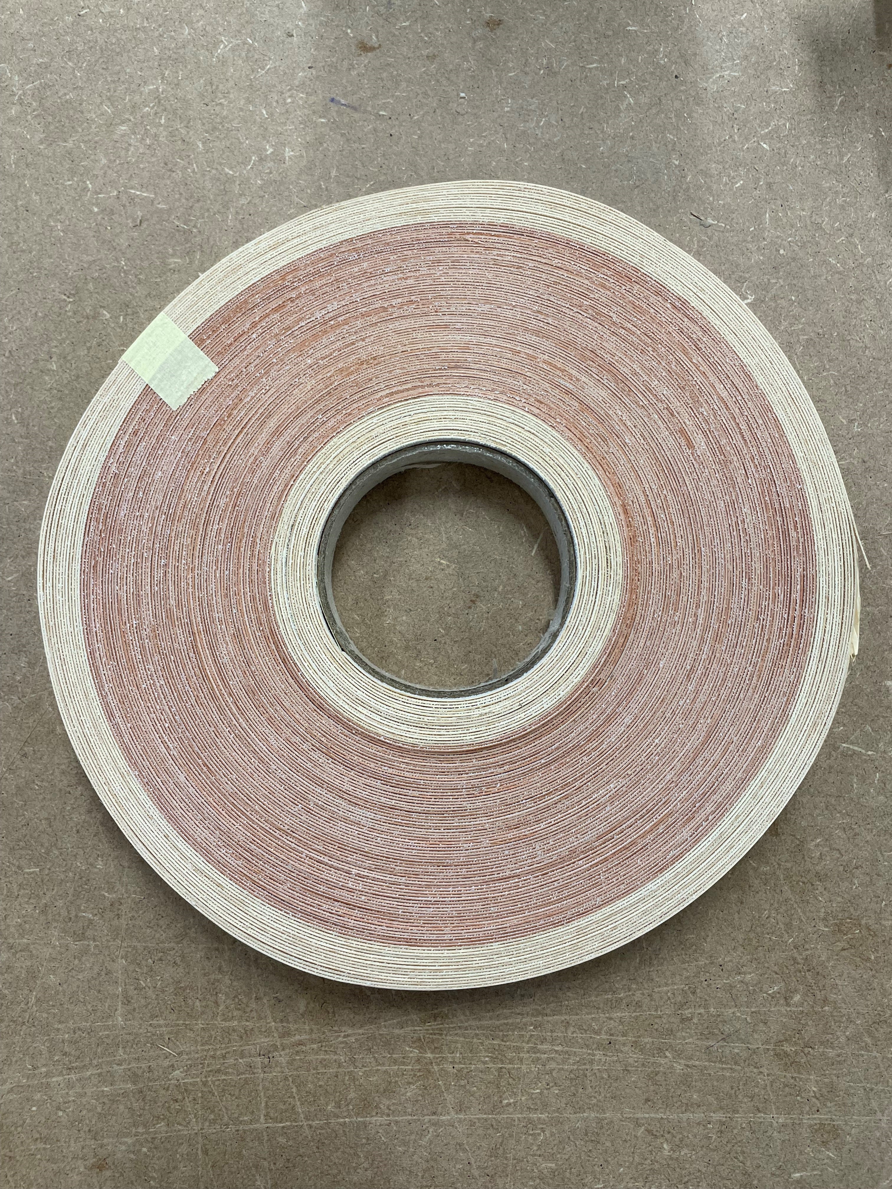 PINE Real Wood Edging, Pre-Glued Iron-On - 22mm **CLEARANCE DUE TO COLOURATION SEE PICTURES**