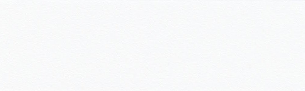 SOLID ALPINE WHITE ABS Edging to Match Egger W1101 ST9 & W1100 ST9, Unglued - 23mm x 1mm - 50 Metres, 100 Metres or 200 Metres