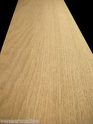 150mm WIDE IRON-ON WHITE OAK WOOD VENEER STAIR STRING STRINGER PLINTHS EDGING