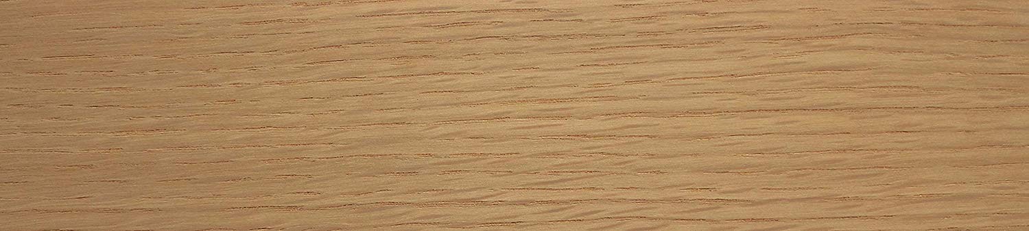 LACQUERED AMERICAN WHITE OAK Edging Pre-Finished, Pre-Glued Iron-On - 22mm Satin Finish x 50 Metres