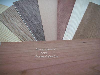 Iron on Wood Veneer Sheets: Oak, Walnut, Teak, Beech, Mahogany, Pine, Ash, Cherry, Wenge