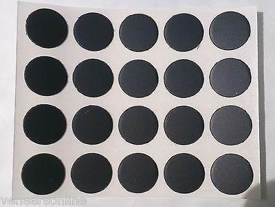 Self Adhesive Stick on 13mm Plastic Furniture Screw Hole Covers,  Select Colour & Qty