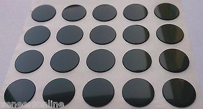 Self Adhesive Stick on 13mm Plastic Furniture Screw Hole Covers,  Select Colour & Qty
