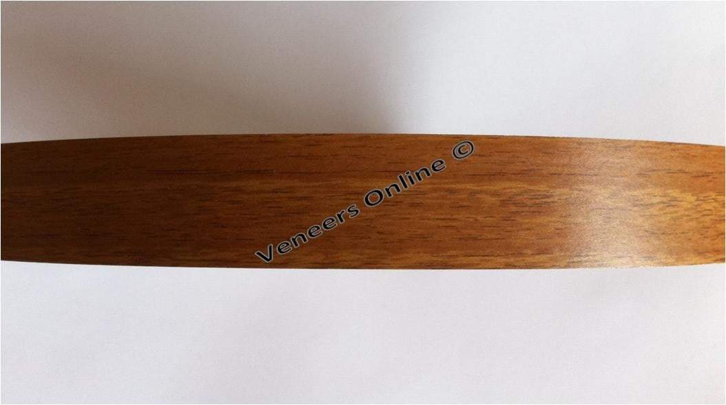 Teak / Natural Walnut 22mm Wide Iron on Melamine Edging